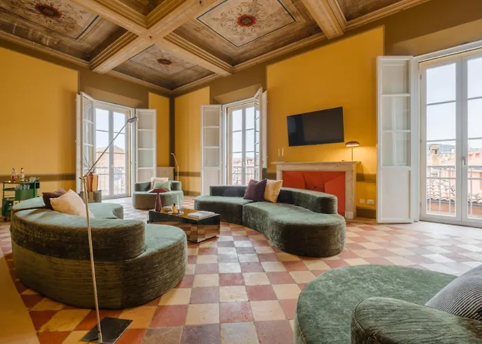 شقة Unique Luxury Penthouse With Frescoes And Charm *